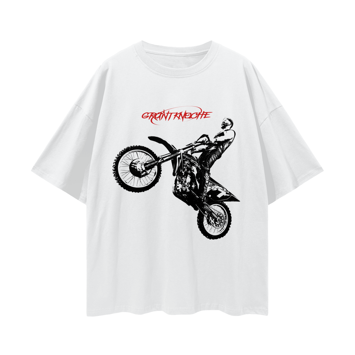 GRANT KNOCHE Moto Tee - White