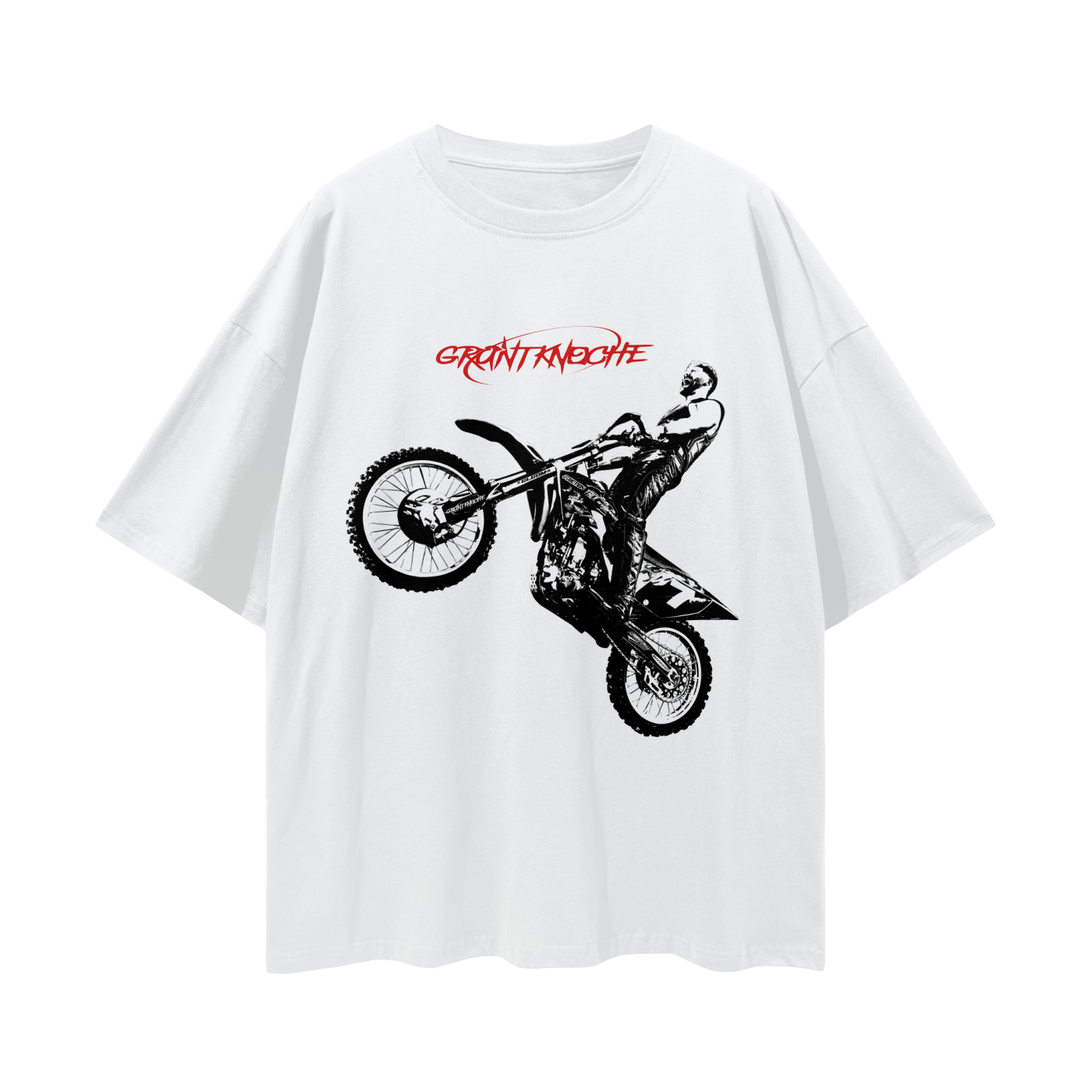 GRANT KNOCHE Moto Tee - White