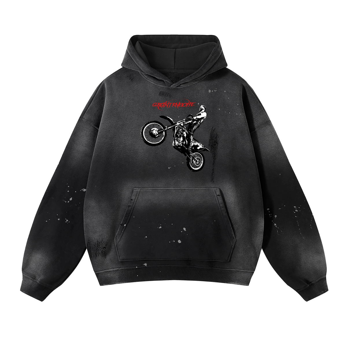 GOOD LUCK GETTING OVE ME,Hoodie,Moto