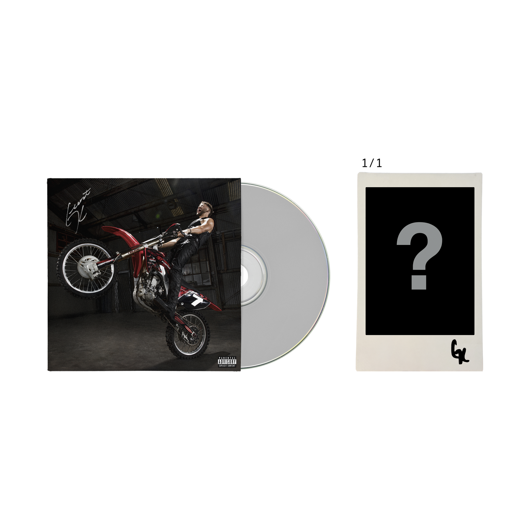 Signed CD & 1/1 Signed Polaroid Bundle