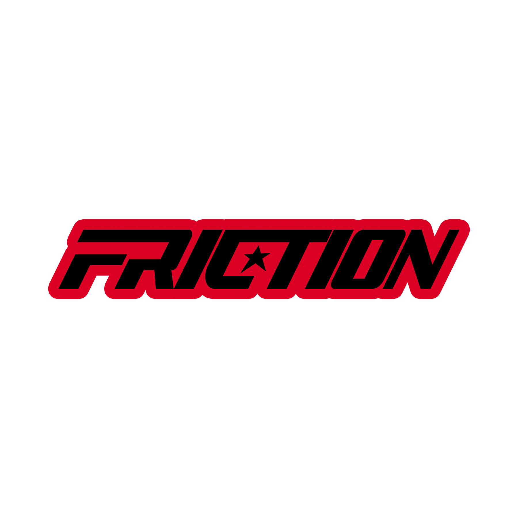 FRICTION Sticker
