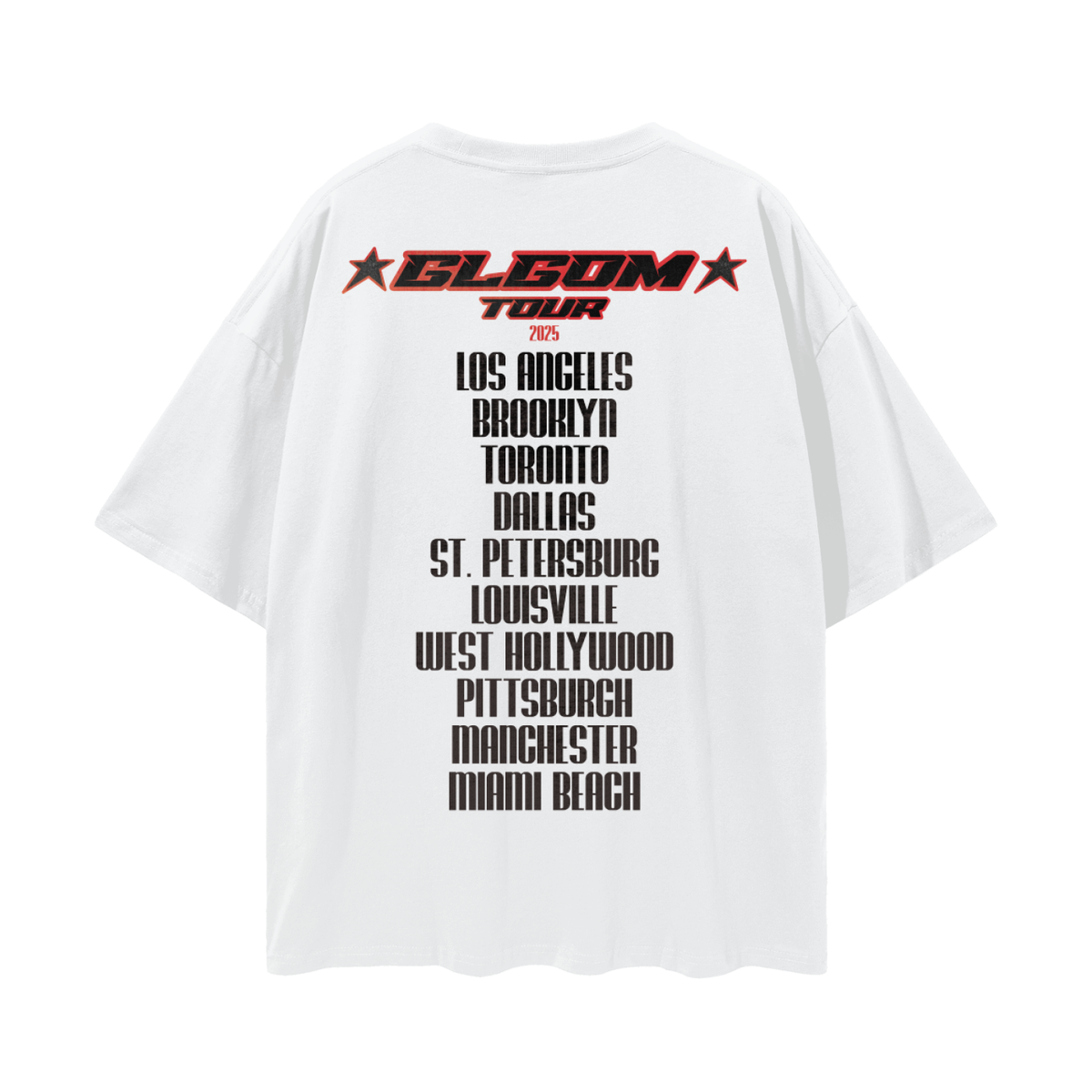 TOUR T-SHIRT - WHITE