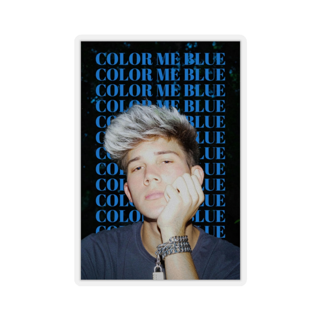 COLOR ME BLUE Sticker